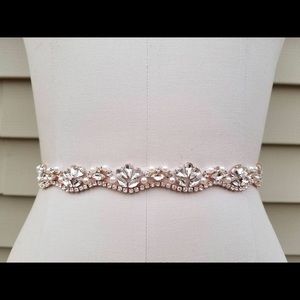 Custom made wedding belt.